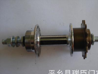 折疊車與自行車零配件詳解 36孔連體后軸皮/后花鼓帶14牙飛輪的零售解析