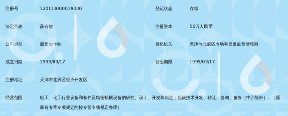 天津市博研輕化精機開發股份合作公司